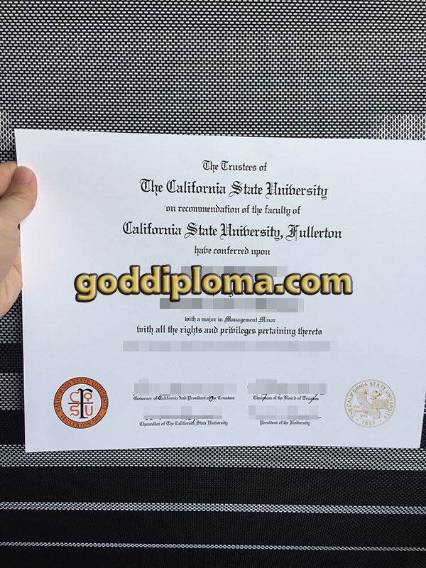 Fake California State University Fullerton degree Fake diplomas and