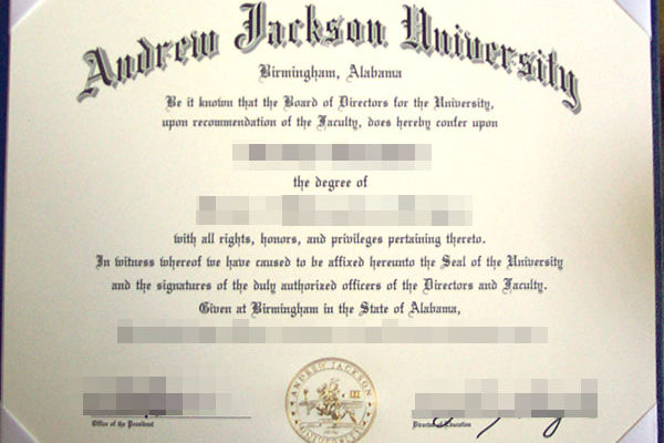 Andrew Jackson University fake diploma Don’t Be Fooled By Other Andrew Jackson University fake diploma Andrew Jackson University 600x400